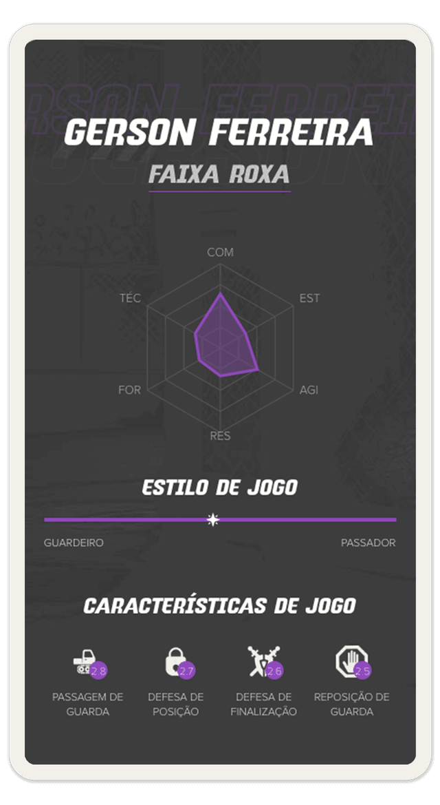 Card Goodfellas de Gerson Ferreira, roxa